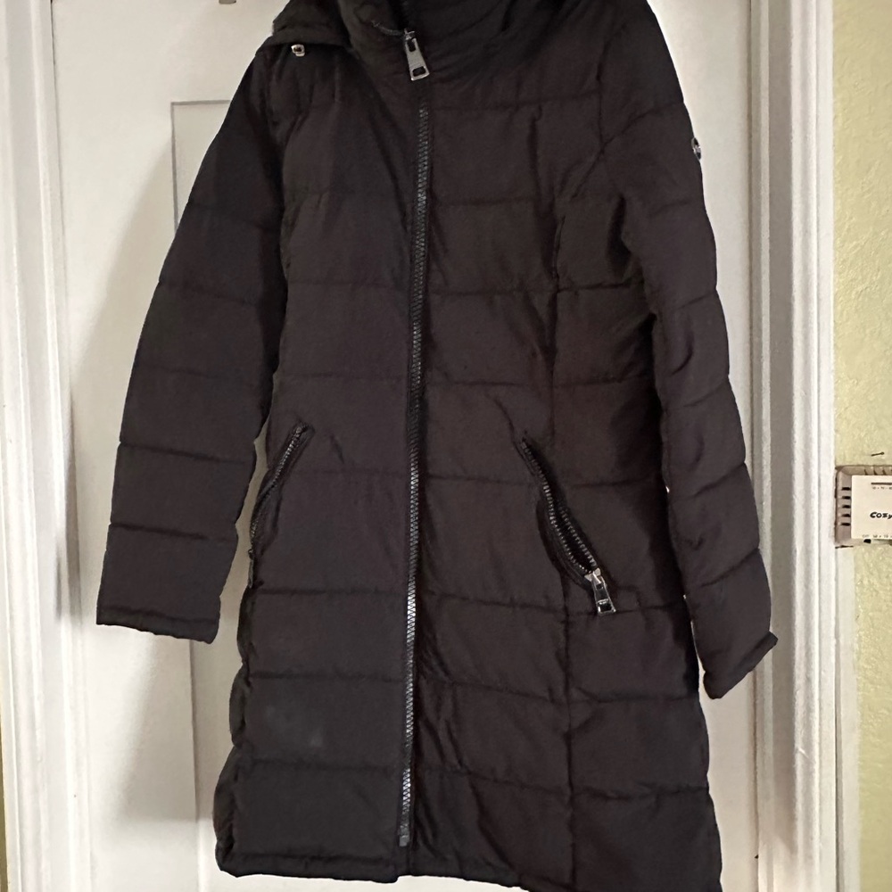Andrew Marc Dark Gray Puffer Coat